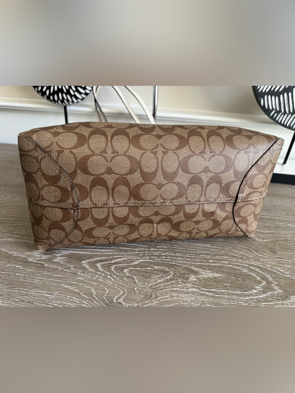 Coach Reversible Signature Canvas Tote Bag - Picture 7 of 16